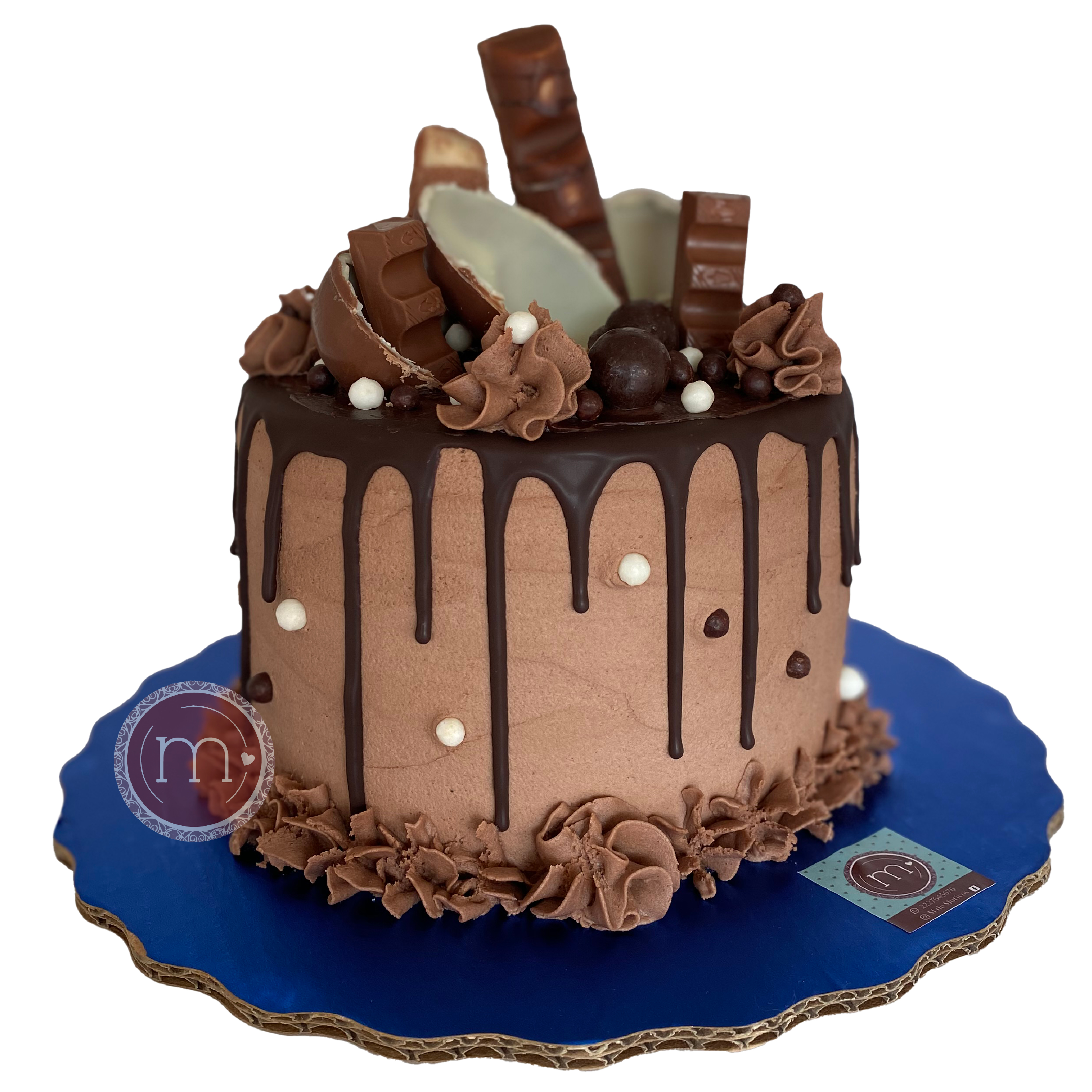 mini pastel personalizado chocolates
