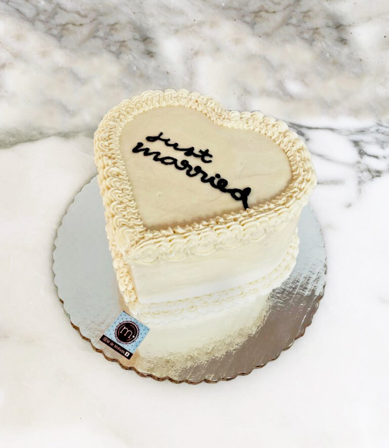 pastel de bodas - corazon
