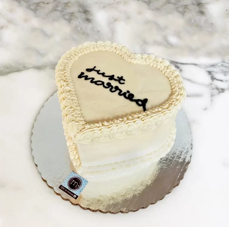 pastel de bodas - corazon