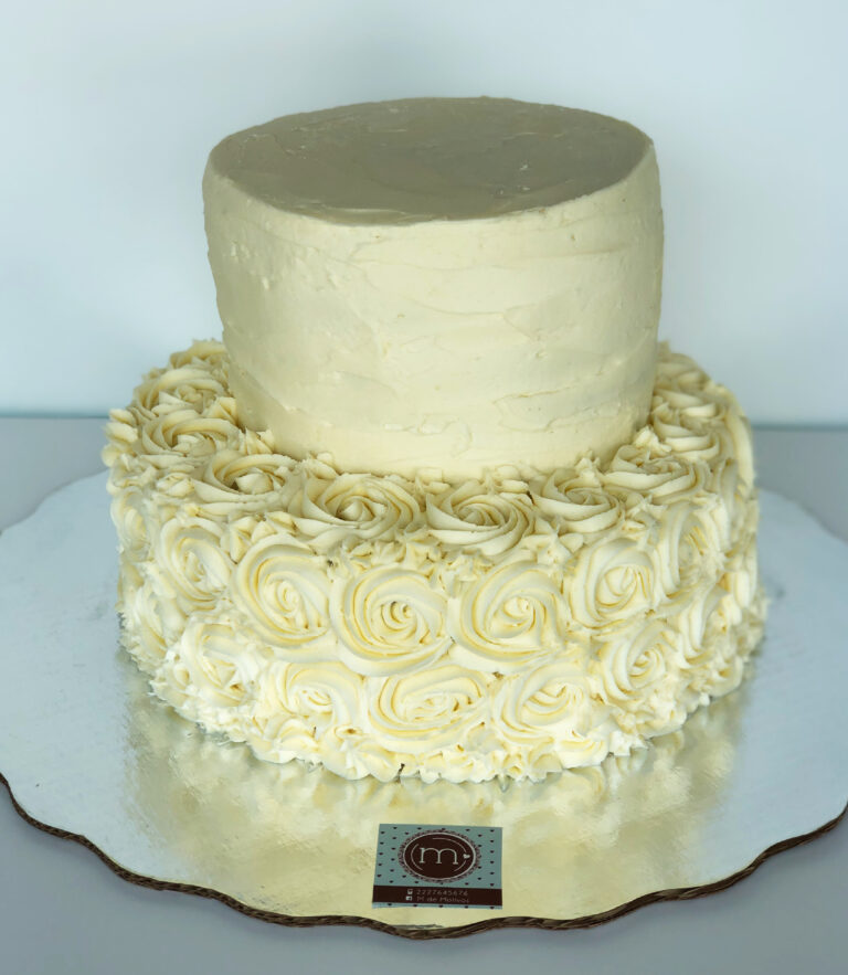 pastel de bodas - rosetas