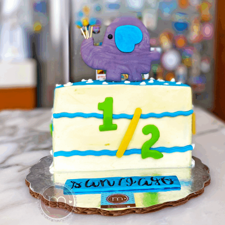 pasteles fondant 6 meses