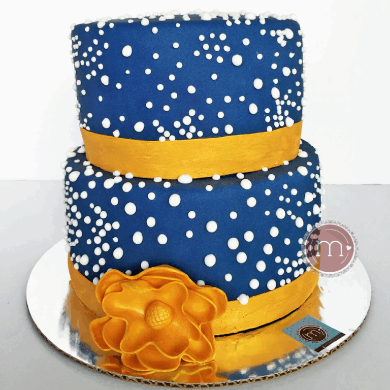 pasteles fondant con perlas