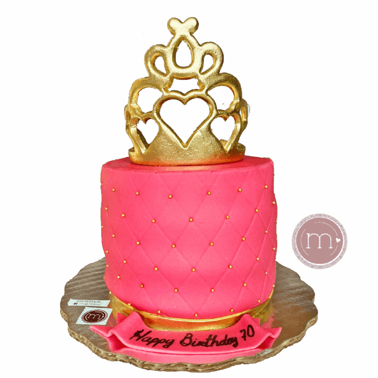 pasteles fondant rosa