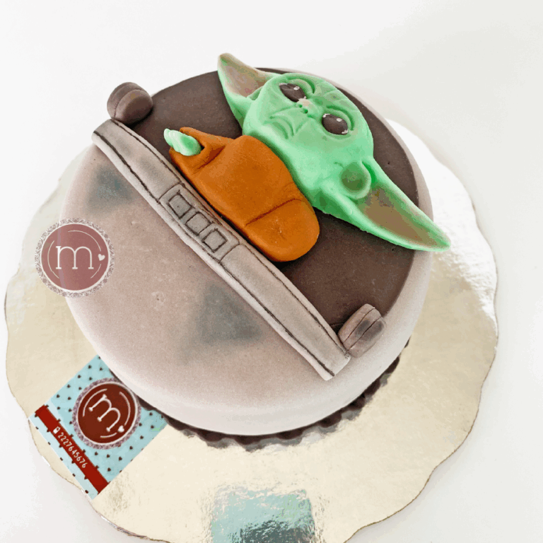 pasteles fondant yoda