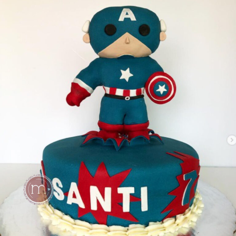 pasteles personalizados capitan américa