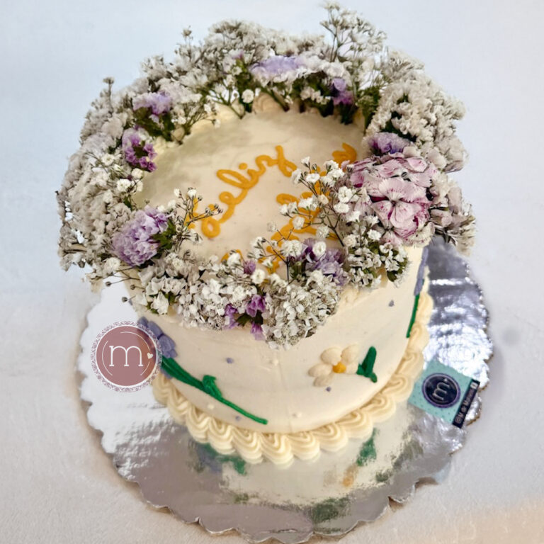 pasteles personalizados con flores
