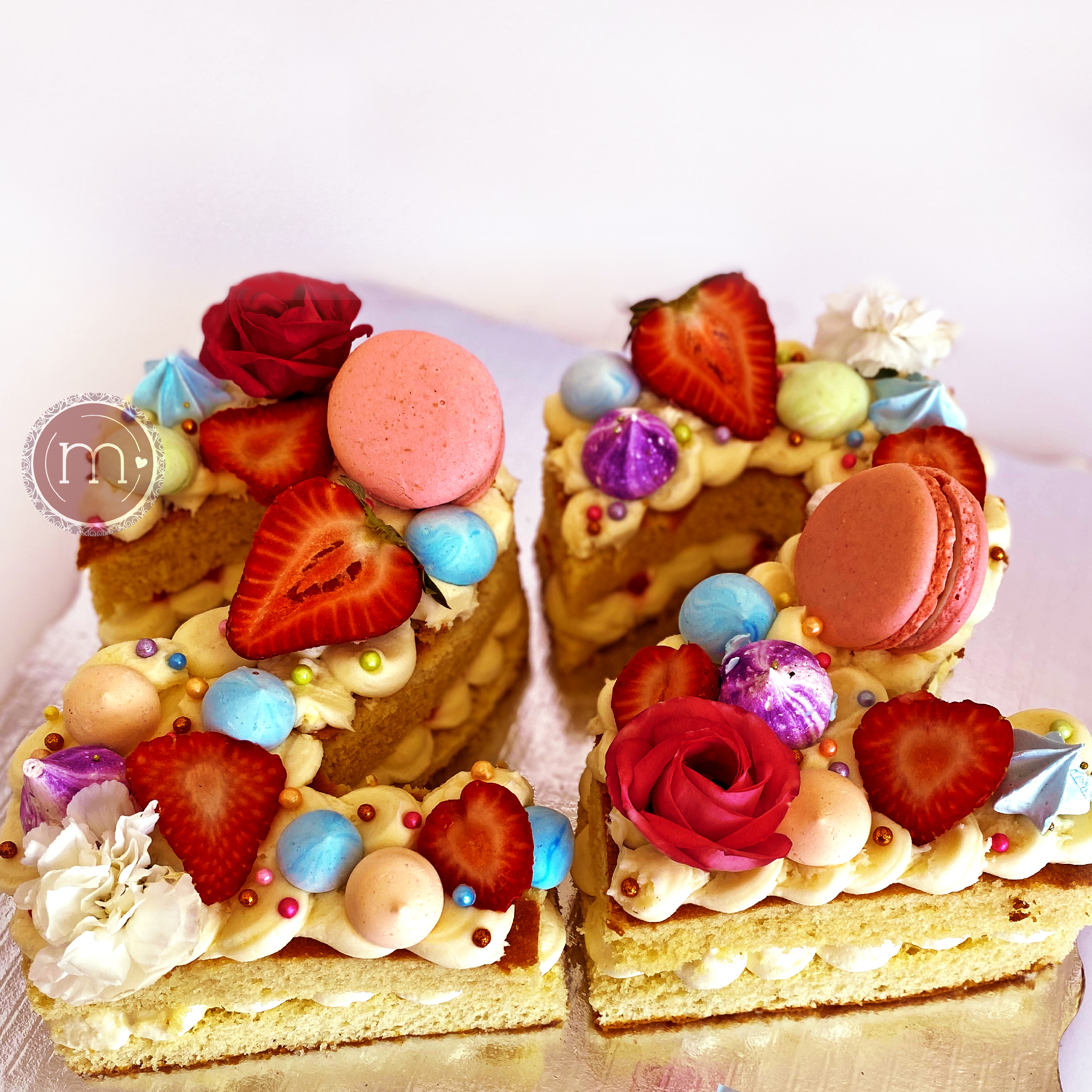 pasteles personalizados con fresas