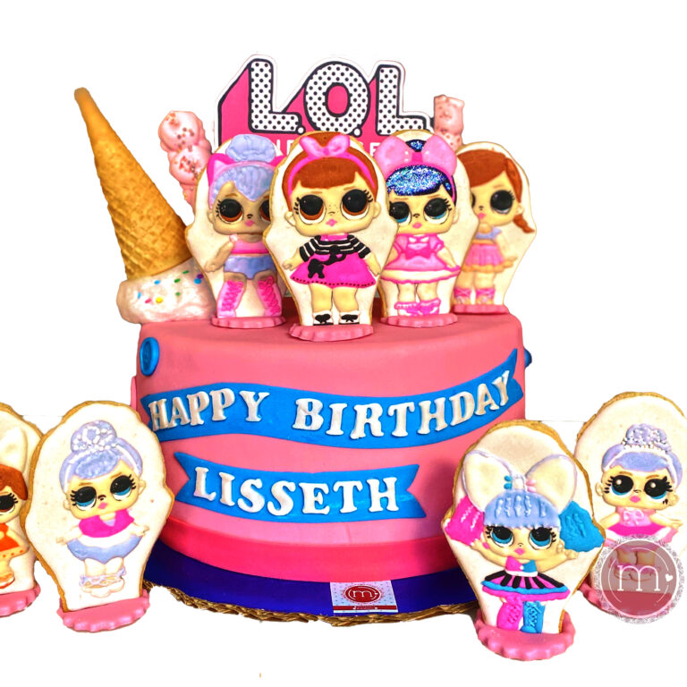 pasteles personalizados con galletas
