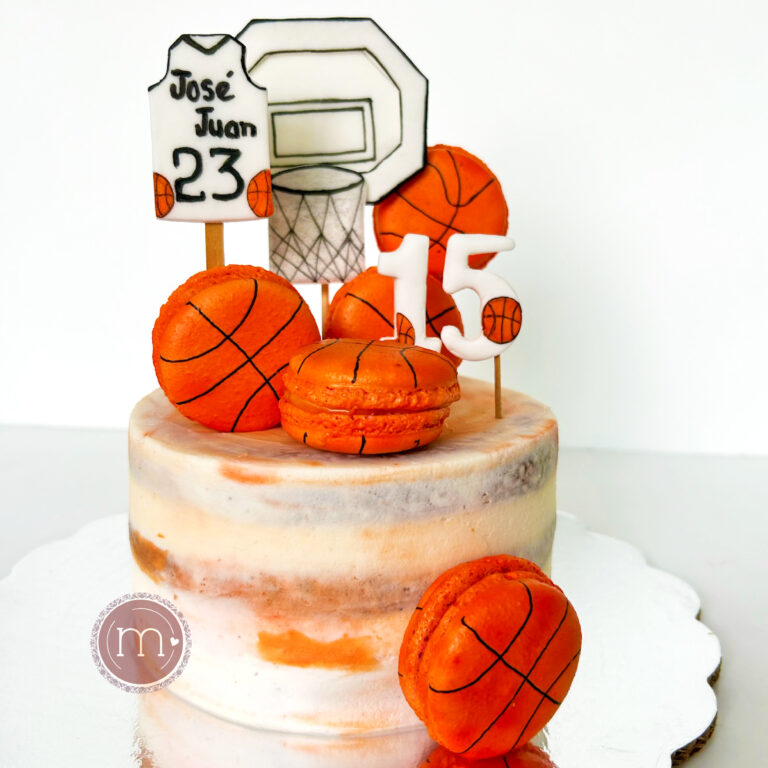 pasteles personalizados con macaron