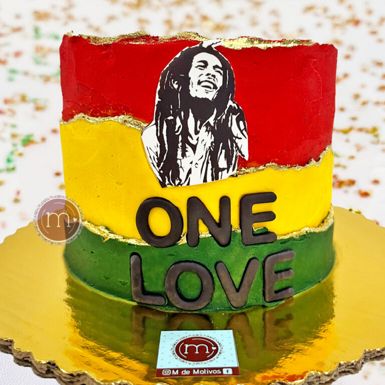 pasteles personalizados de bob marley