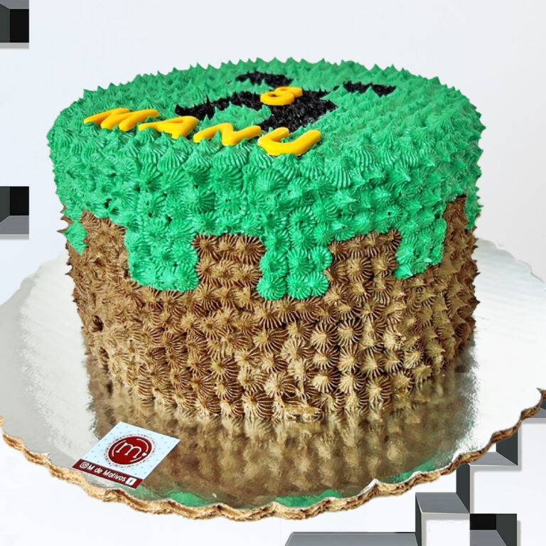 pasteles personalizados minecraft niño