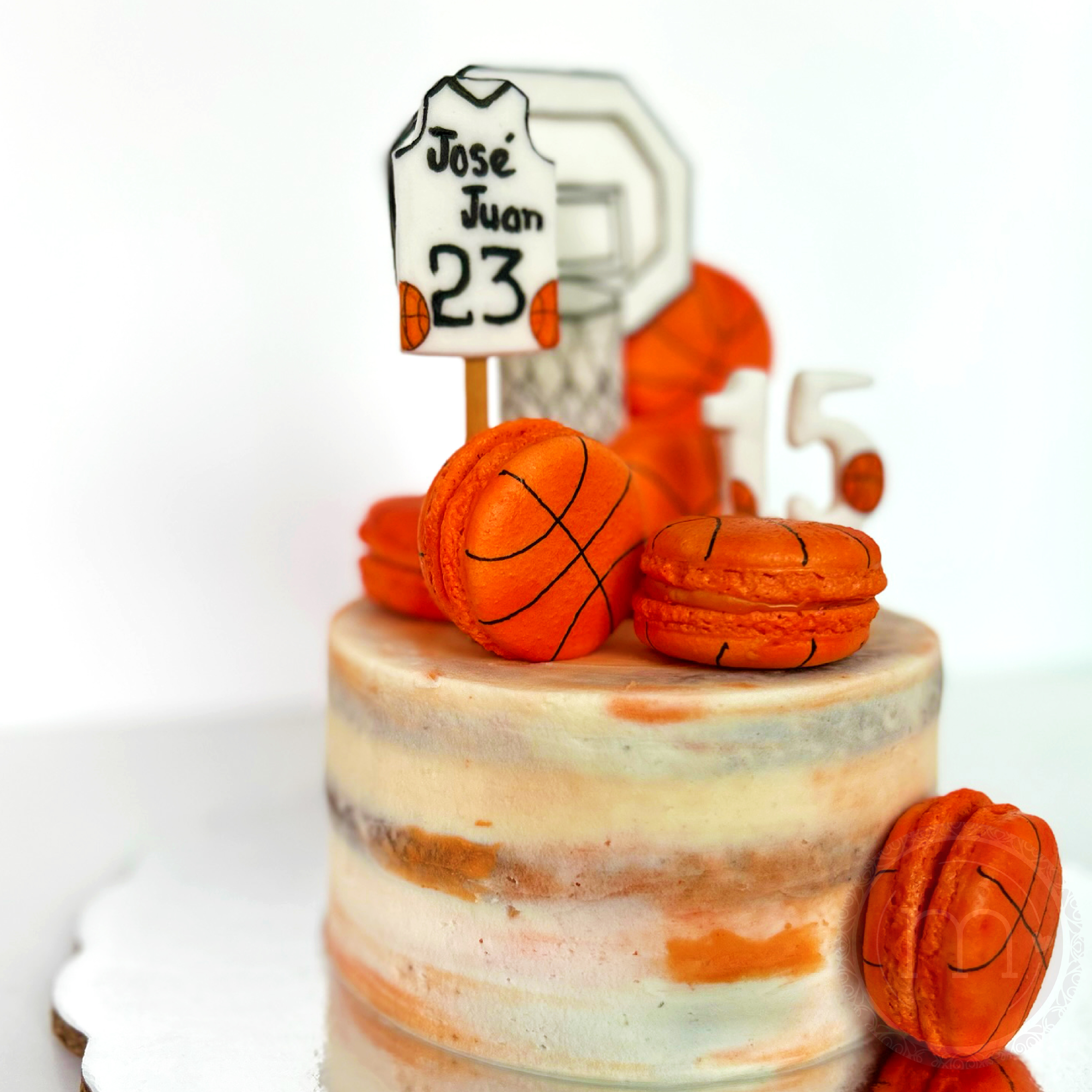 pasteles personalizados naranja
