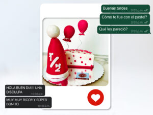 postres personalizados - pastel rojo