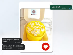 postres personalizados - smash cake amarillo