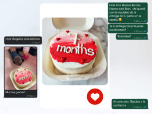 postres personalizados - smash cake bebé