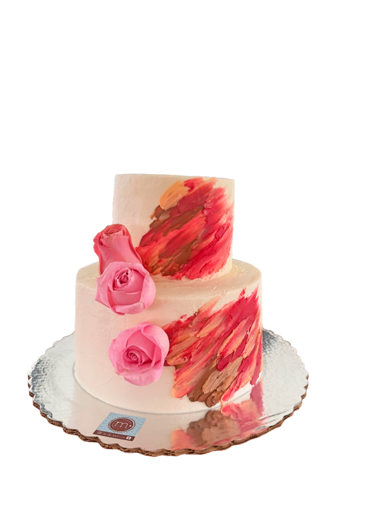 acuarela con rosas
