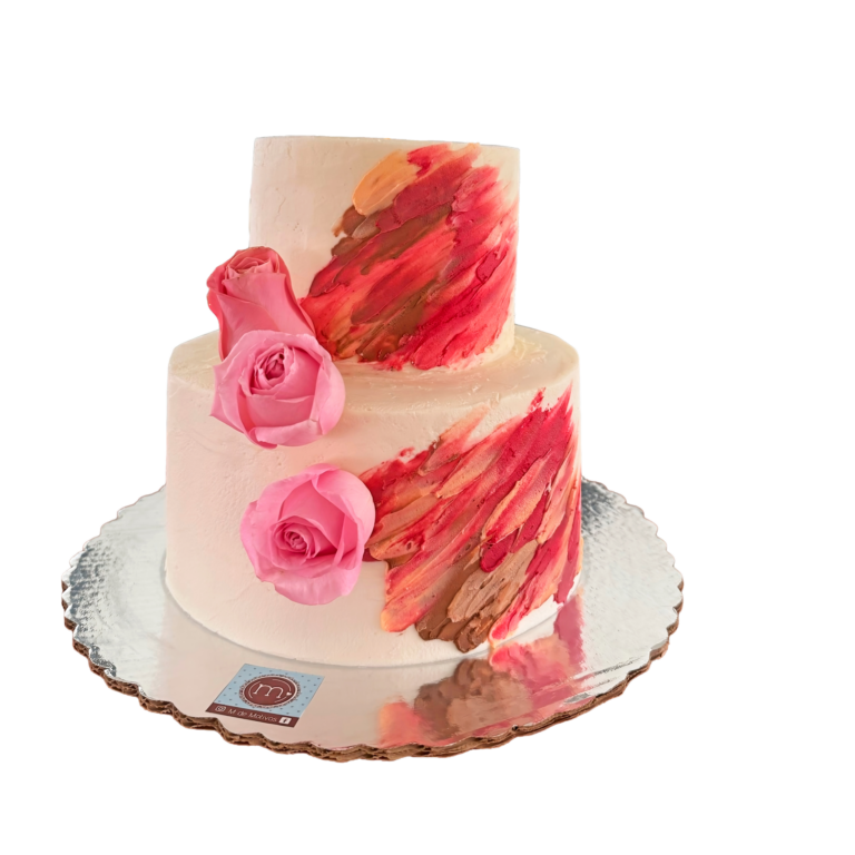 acuarela con rosas