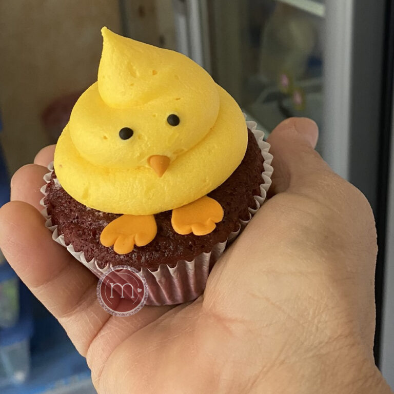cupcakes personalizados de pollitos
