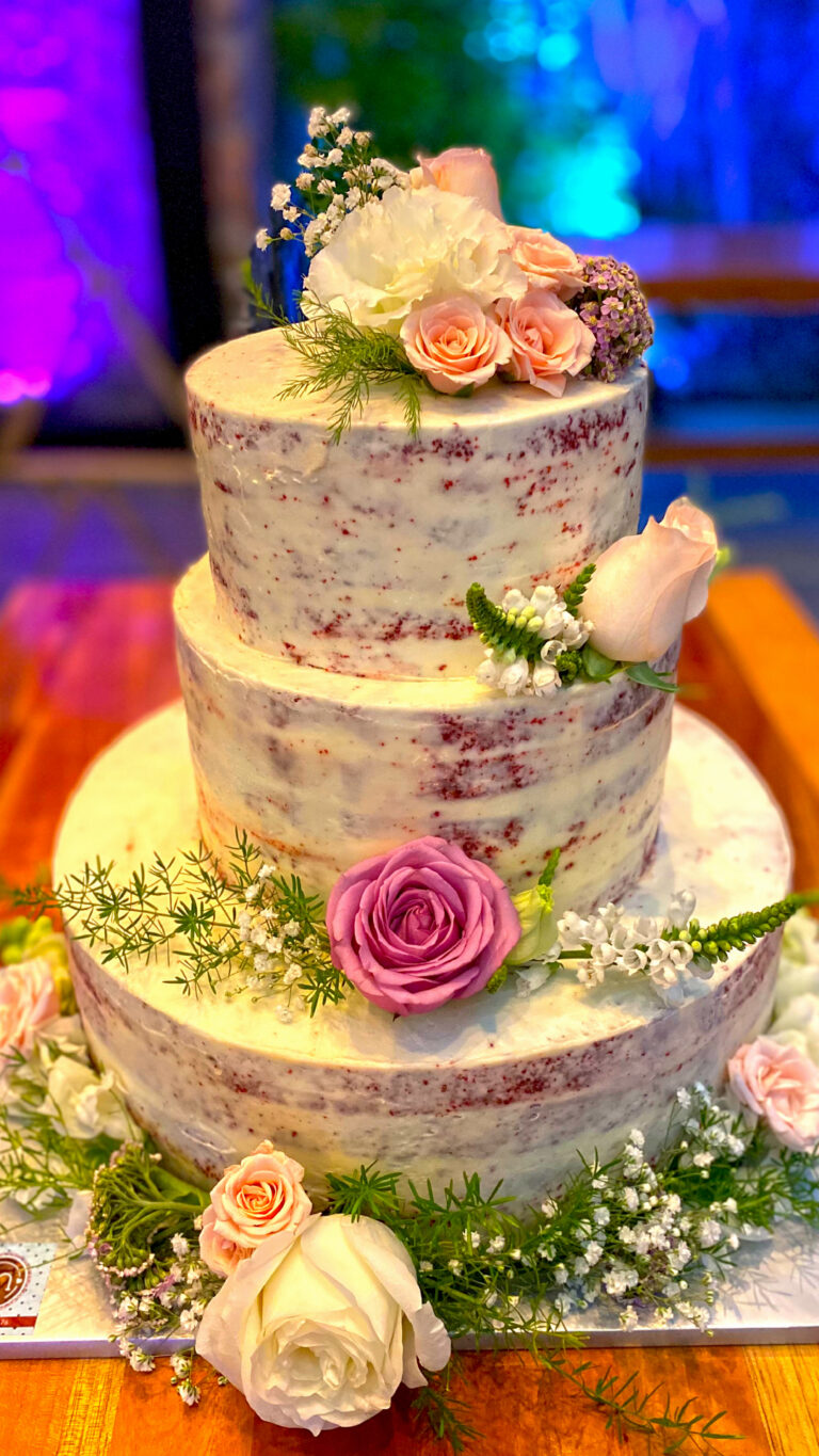 naked cake de red velvet