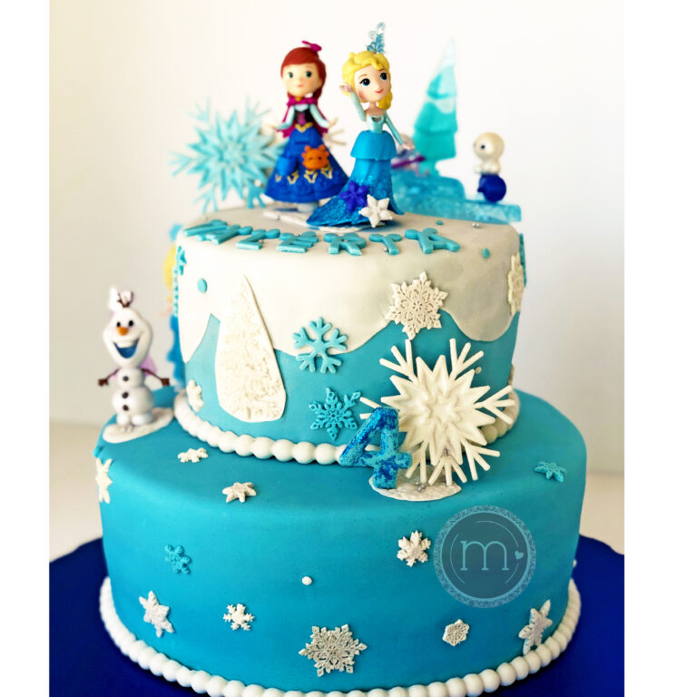pastel de cumpleaños de frozen