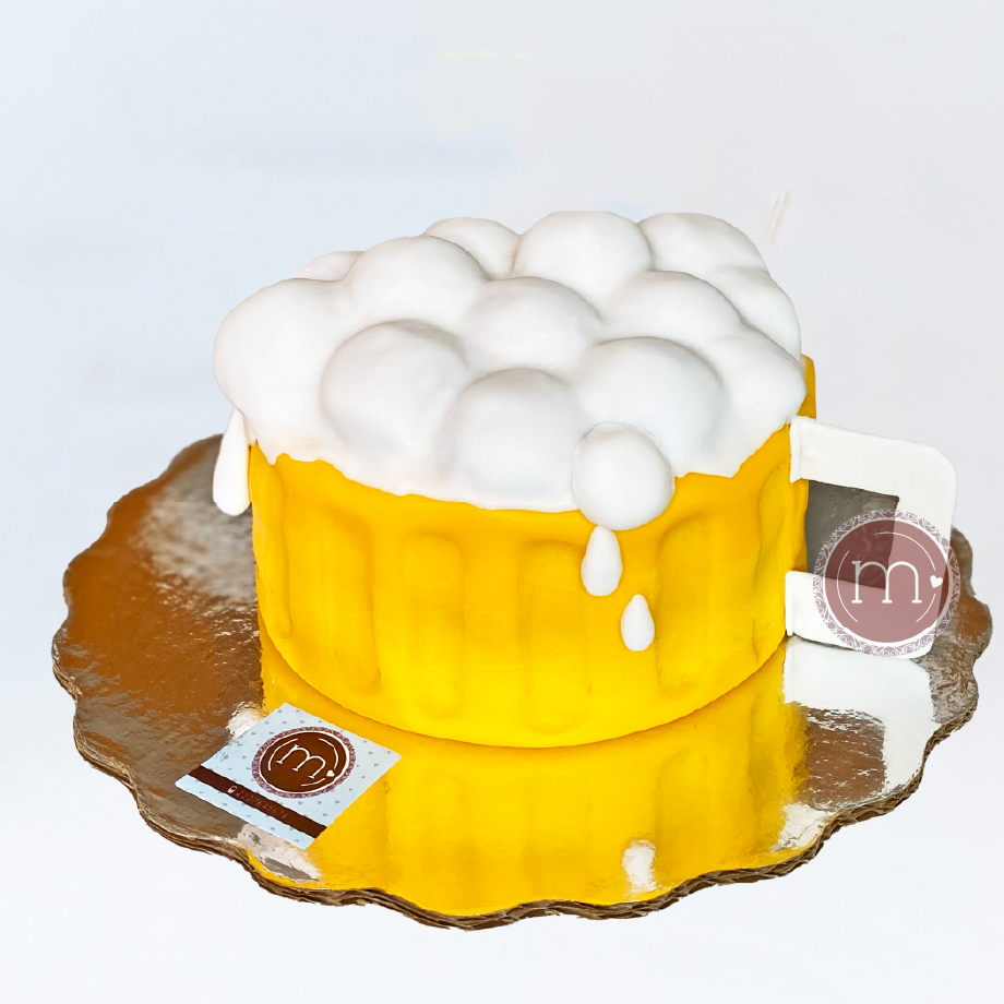 pasteles fondant cerveza
