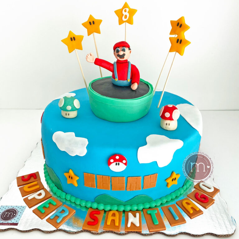pasteles fondant mario bros