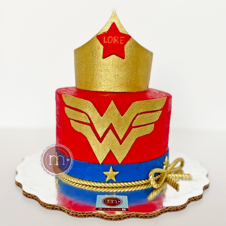 pasteles fondant mujer maravilla