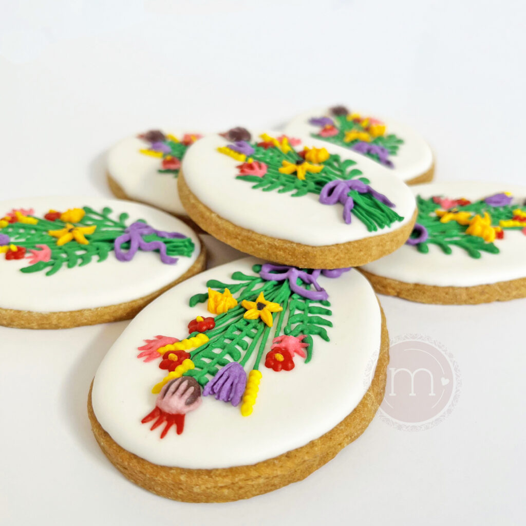 galletas de boda con flores