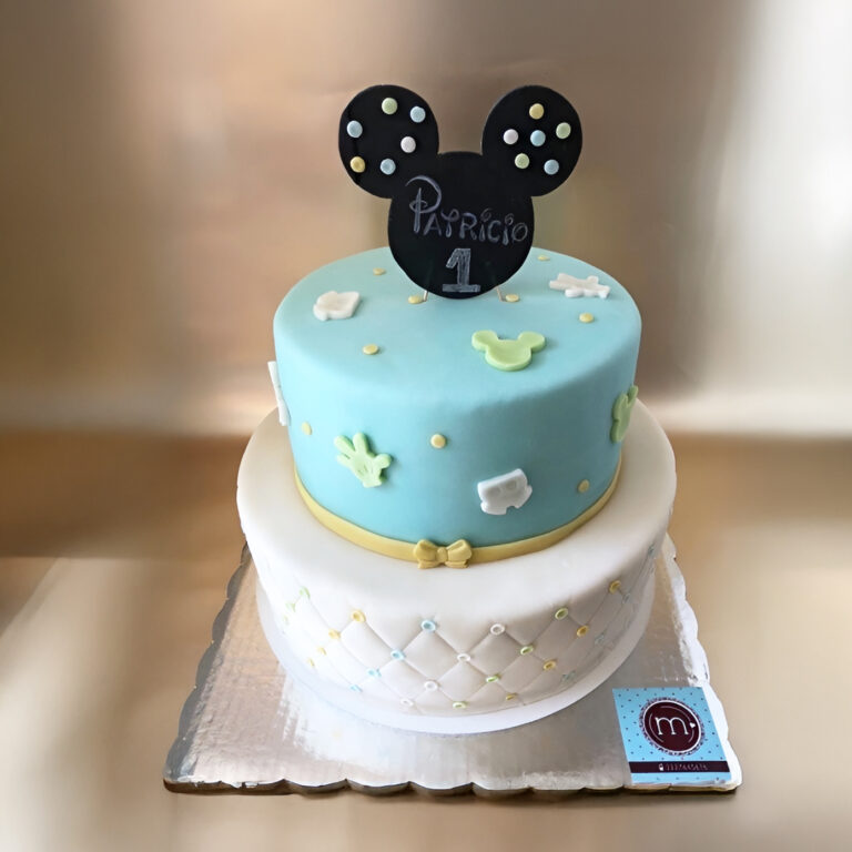 pastel fondant para baby shower