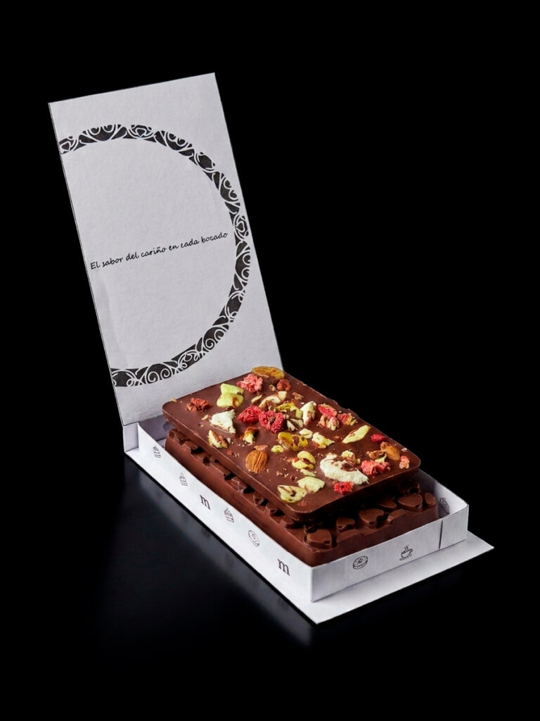 caja para barras de chocolate