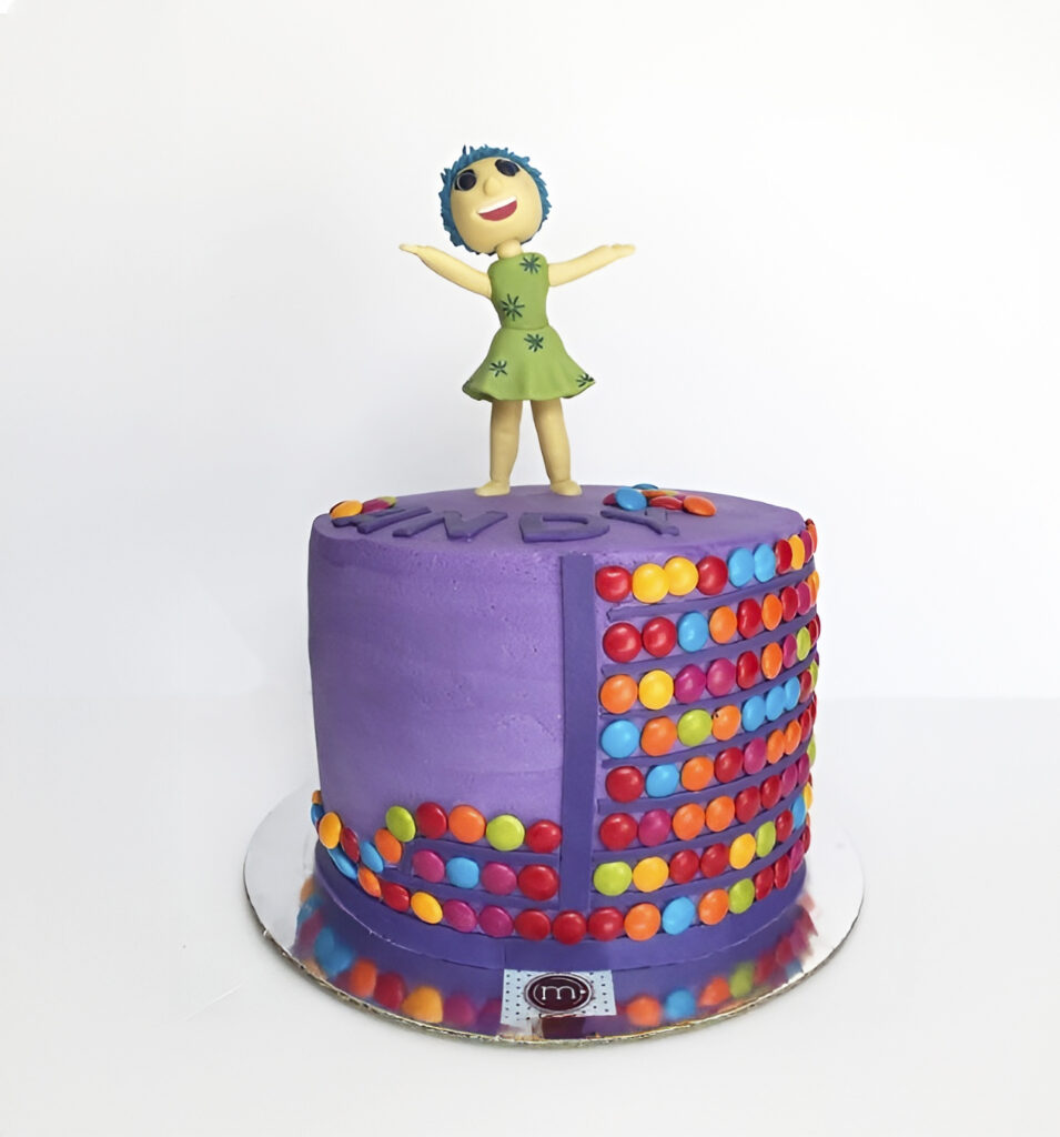 pastel de fondant alegría
